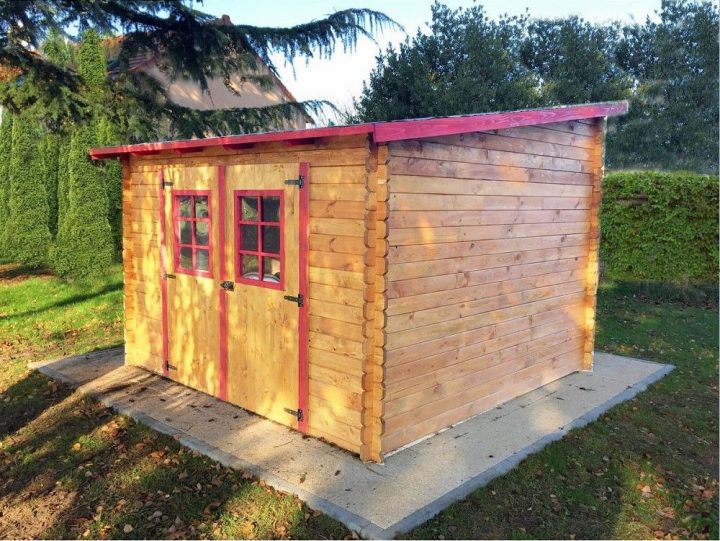 Abri De Jardin Bois Bonao 7.86M² Pas Cher 28Mm Prix Abri à Abris De Jardin Auchan