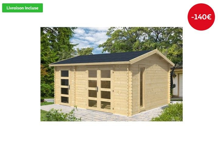 Abri De Jardin Bois Carroz 16.00M² Pas Cher – Abri De destiné Abris De Jardin Auchan