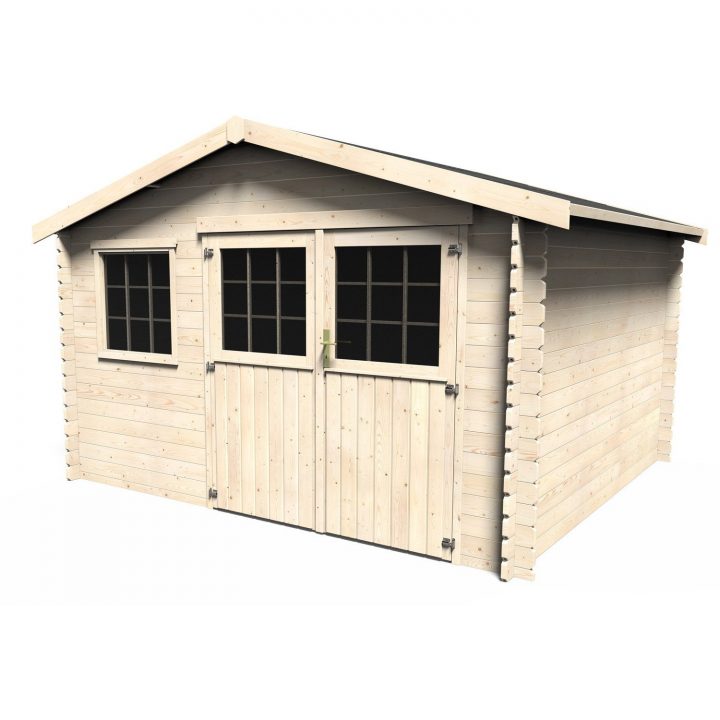 Abri De Jardin Bois Florencia, 9.96 M² Ep.28 Mm | Leroy Merlin avec Abri Jardin Leroy Merlin