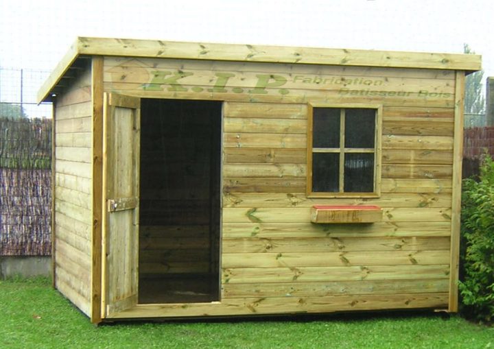 Abri De Jardin Bois Monopente tout Couverture Abri De Jardin