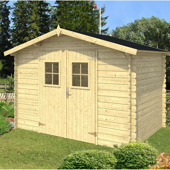 Abri De Jardin Bois Palko 4.97 M² - Abri De Jardin Leroy concernant Leroy Merlin Cabane De Jardin
