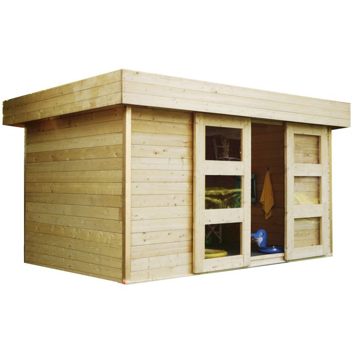 Abri De Jardin Bois Toit Plat Leroy Merlin concernant Abri De Jardin Toit Plat