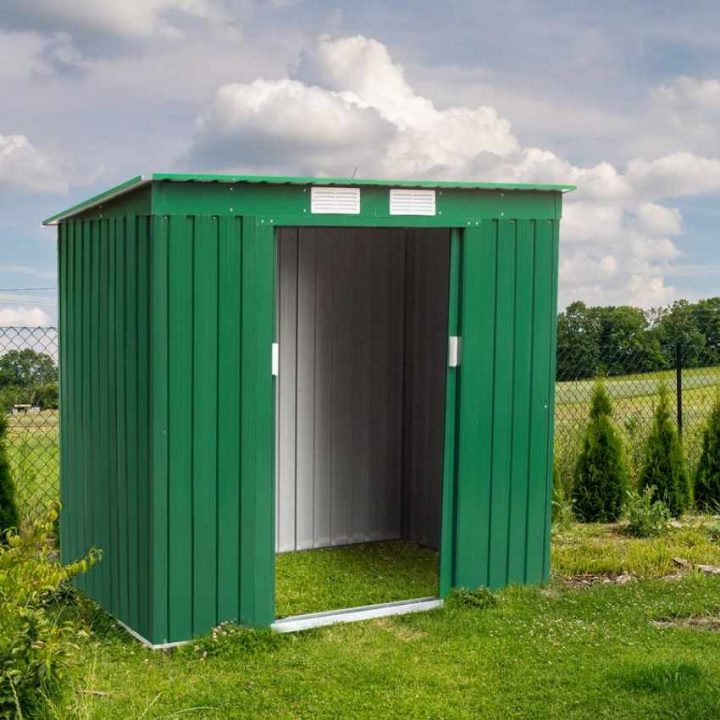 Abri De Jardin Cabanon De Rangement En Métal Cabane encequiconcerne Abri De Jardin Galvanisé