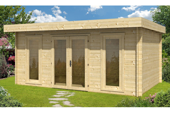 Abri De Jardin Cannes 44Mm Wc – 16,8M² Intérieur à Chalet De Jardin 20M2