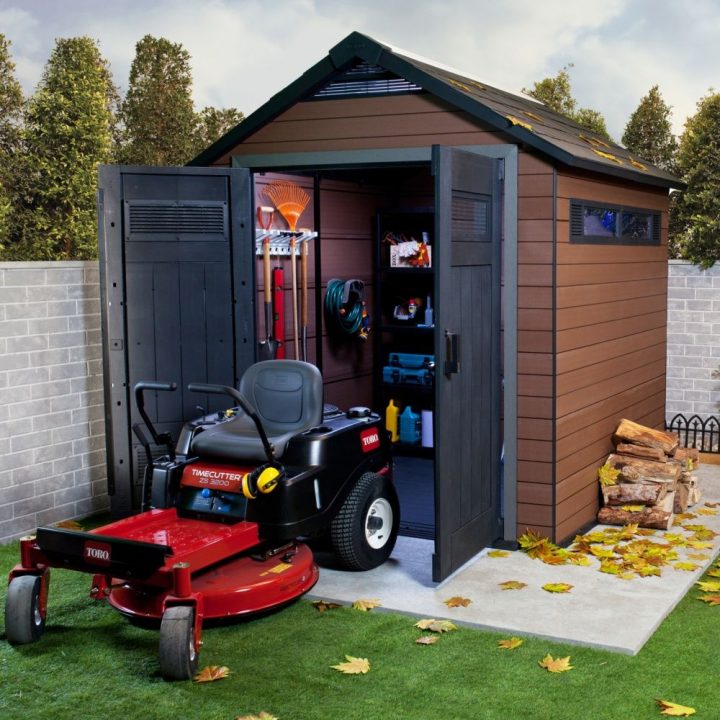 Abri De Jardin Composite Keter 5.11 M² Ep.20 Mm Fusion 4 destiné Abri De Jardin En Composite