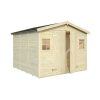 Abri De Jardin Dan 7.7 M² Avec Plancher - Serres-Et-Abris avec Abri De Jardin Avec Plancher