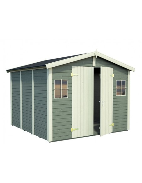 Abri De Jardin Dan 7.7 M² Avec Plancher - Serres-Et-Abris encequiconcerne Abri De Jardin Avec Plancher