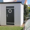 Abri De Jardin Design Toit Plat 6,20 M² - Abri Pvc &lt; 10 M² Nea Concept pour Abris De Jardin Toit Plat