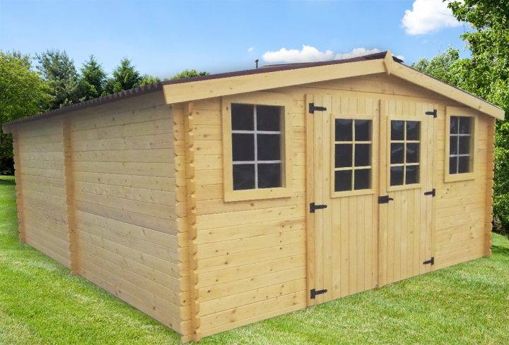 Abri De Jardin En Bois 20M2 – L'Habis avec Faire Un Abri De Jardin