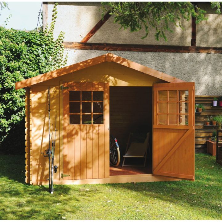 Abri De Jardin En Bois 6.75 M² Ep.28 Mm Flodova – Plantes tout Cabanne De Jardin Abri De Jardin En Bois 6.75 M² Ep.28 Mm Flodova – Plantes tout Cabanne De Jardin