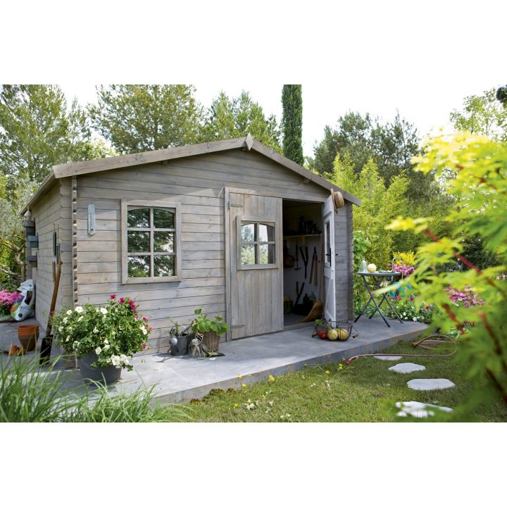 Abri De Jardin En Bois Anguillon – Abri De Jardin Leroy pour Incinérateur De Jardin Leroy Merlin