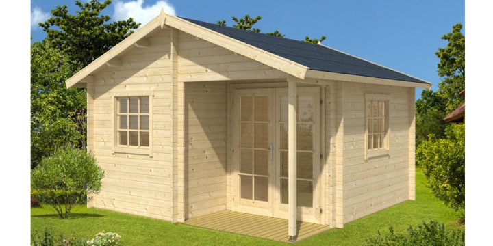 Abri De Jardin En Bois Dekko Madriers 28 Mm 20 M² – Oogarden intérieur Abri Jardin Oogarden