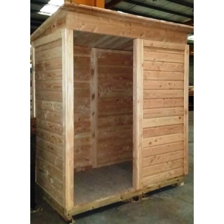 Abri De Jardin En Bois Douglas Naturel 2M² Robuste Facile encequiconcerne Solde Abri De Jardin