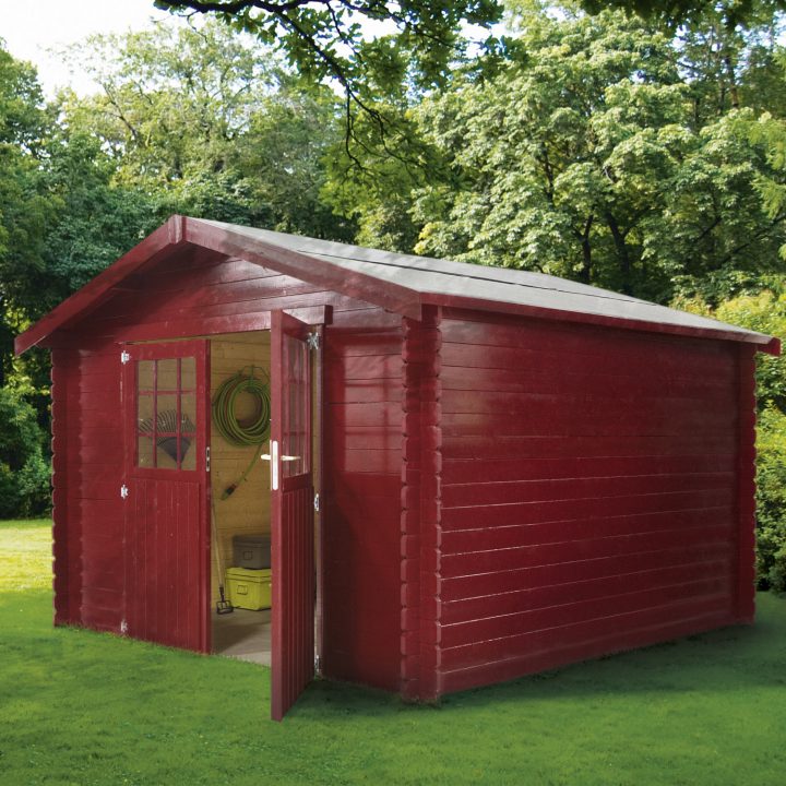 Abri De Jardin En Bois Flovène 9M2 – Abri De Jardin Leroy avec Abris De Jardin En Bois Pas Cher