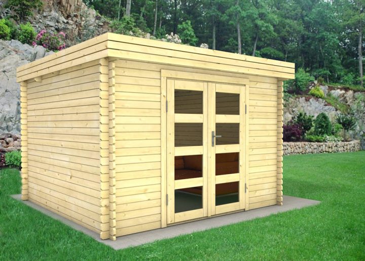 Abri De Jardin En Bois Ludo 9 M², Madriers 28 Mm – Oogarden avec Abri De Jardin Oogarden