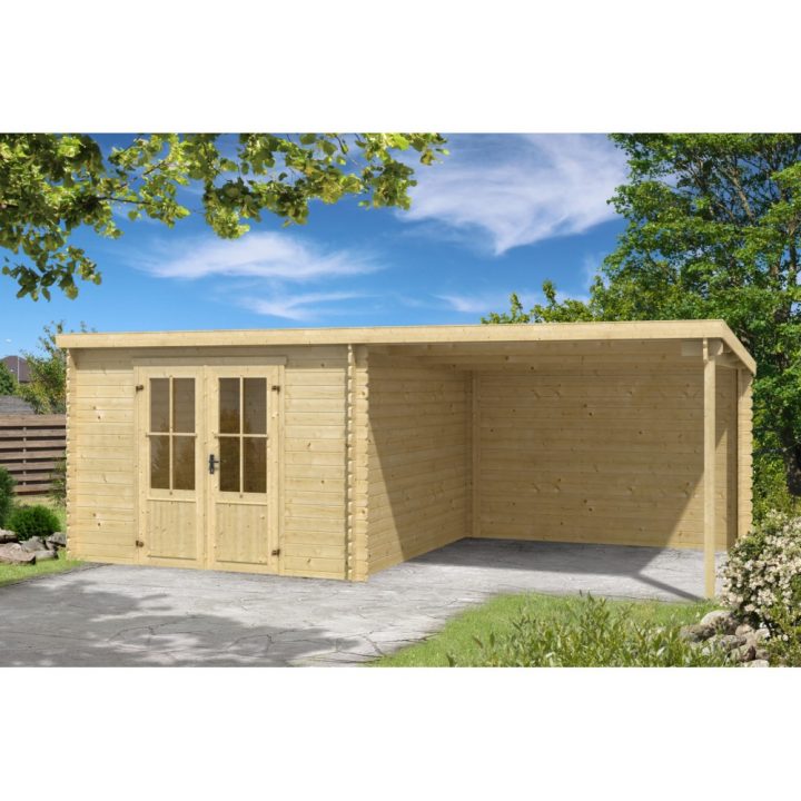 Abri De Jardin En Bois Orlando 8,20M2 – Abris En Bois avec Cabane De Jardin 20M2