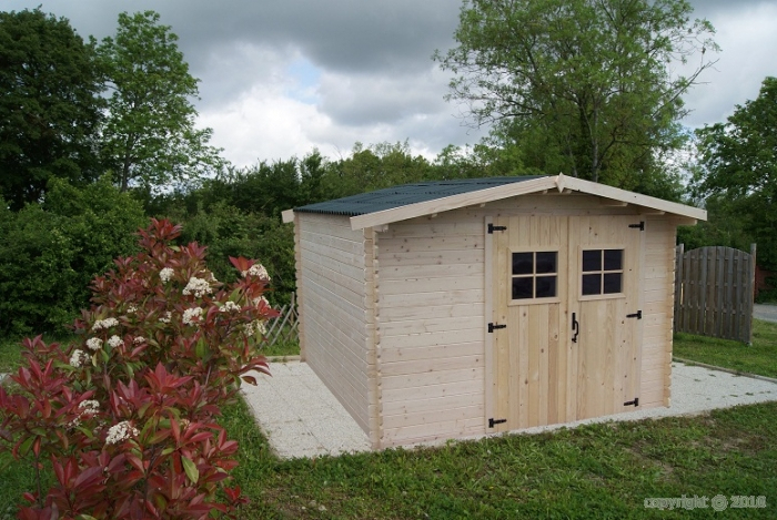 Abri De Jardin En Bois Vendee 3,40X3,04M Bouvara Vd3330 pour Abri De Jardin 10M2