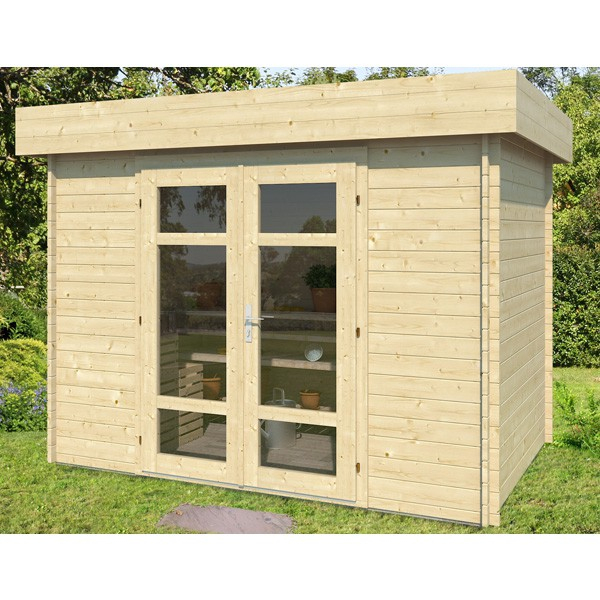 Abri De Jardin En Bois Vulcain 6 M² – 28 Mm, Abris De avec Abri De Jardin 20M2 Castorama