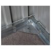 Abri De Jardin En Métal 11,3M² Vert Pâle + Kit D'Ancrage X intérieur Abri De Jardin Métallique