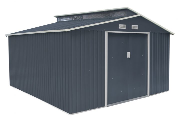 Abri De Jardin En Métal Eddy 13 M² + Kit D Ancrage Offert pour Abri Jardin Oogarden