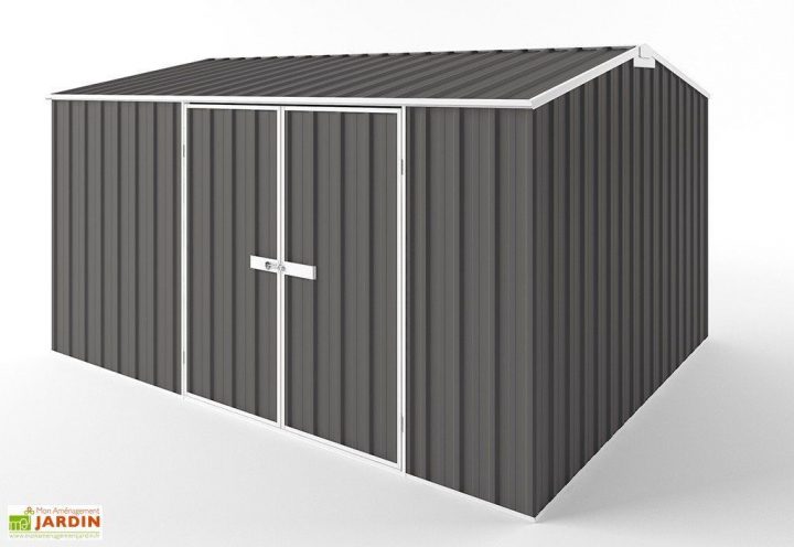 Abri De Jardin En Métal Galvanisé Gris 11 M² 0,35 Mm destiné Abri De Jardin Galvanisé Abri De Jardin En Métal Galvanisé Gris 11 M² 0,35 Mm destiné Abri De Jardin Galvanisé