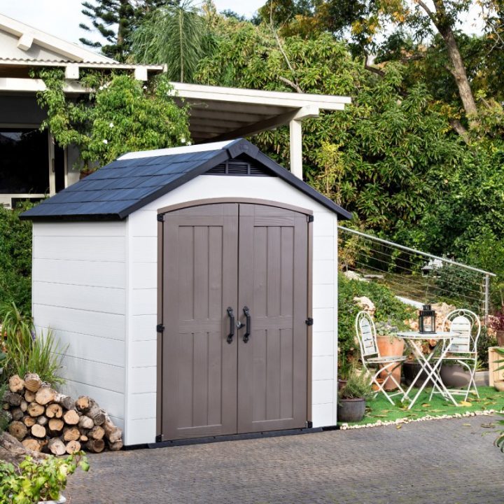 Abri De Jardin En Résine 5,1M² Montfort 757 + Plancher Keter concernant Abris De Jardin En Résine