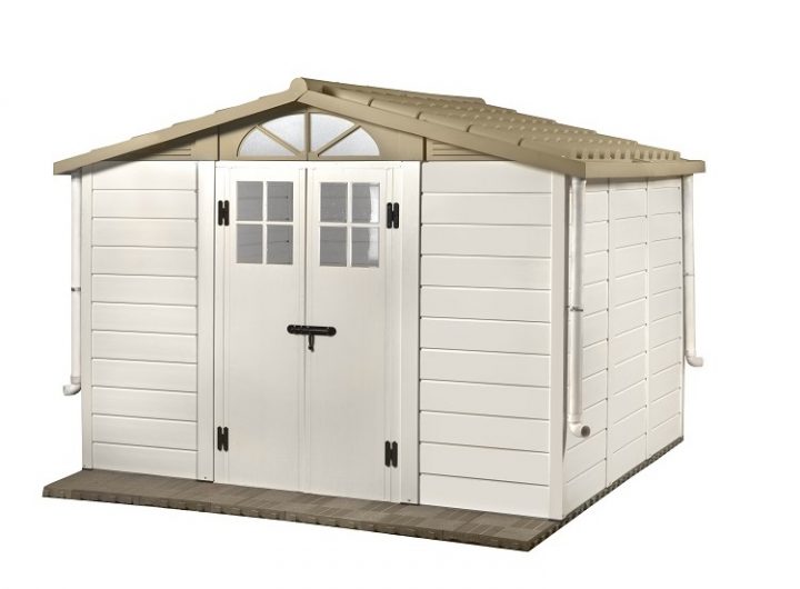 Abri De Jardin En Résine 8M2 "Myosotis" Abrirama Evo280 à Abris De Jardin Makro