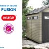Abri De Jardin En Résine Fusion 759 Keter (676227 intérieur Abri De Jardin 18M2