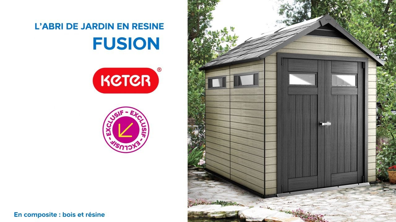 Abri De Jardin En Résine Fusion 759 Keter (676227 intérieur Abri De Jardin 18M2