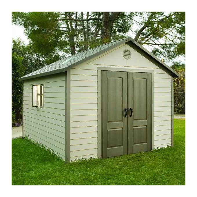 Abri De Jardin En Résine Haut De Gamme 11,2M² + Plancher avec Abris De Jardin En Résine