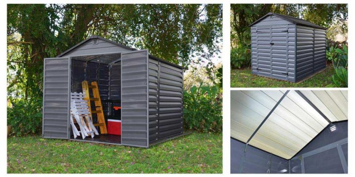 Abri De Jardin En Résine Polycarbonate Skylight 4.5 M² serapportantà Abris De Jardin En Résine