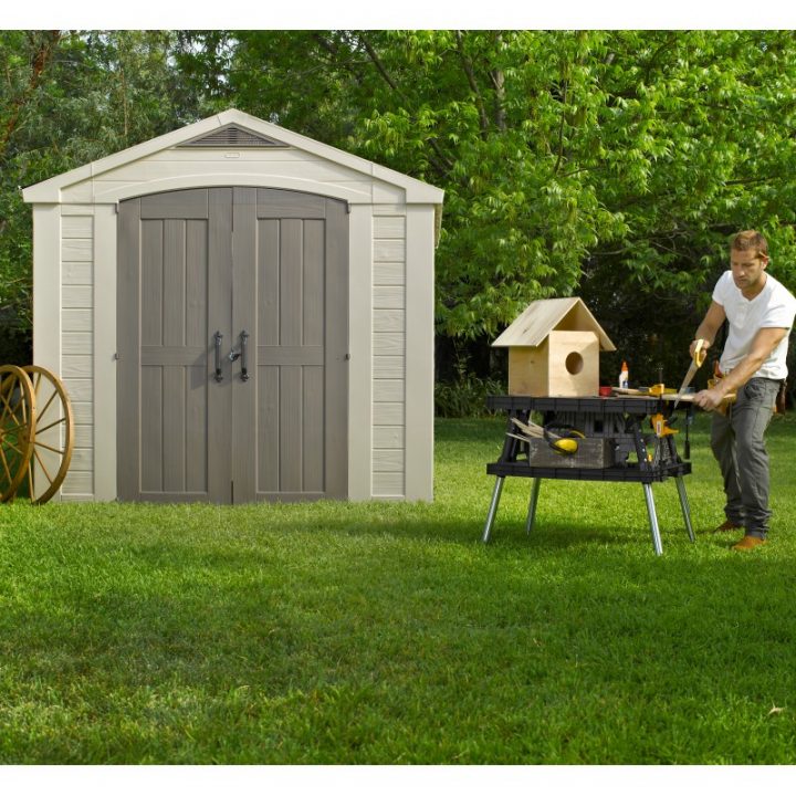 Abri De Jardin En Résine Sydney 6,32M² + Plancher Keter dedans Abris De Jardin En Résine