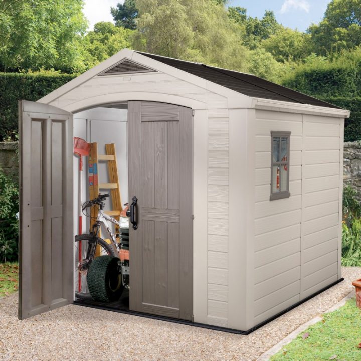 Abri De Jardin En Résine Sydney 6,32M² + Plancher Keter encequiconcerne Abri De Jardin En Résine Sydney 8,08M² + Plancher Keter