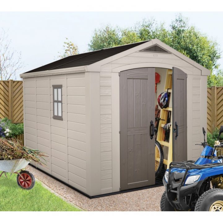 Abri De Jardin En Résine Sydney 8,08M² + Plancher Inclus Keter intérieur Abri De Jardin En Résine Keter