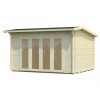 Abri De Jardin Ines 11.7 M² Avec Plancher - Serres-Et-Abris intérieur Abri De Jardin Avec Plancher