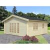 Abri De Jardin Irene 30 M² Avec Plancher - Serres-Et-Abris encequiconcerne Abri De Jardin Avec Plancher