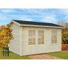 Abri De Jardin Iris 9.7 M² Avec Plancher - Serres-Et-Abris dedans Abri De Jardin Avec Plancher