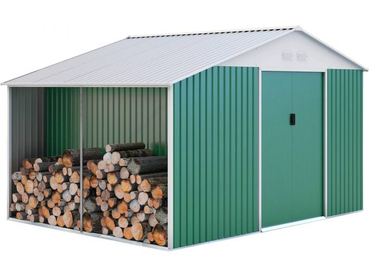 Abri De Jardin Métal Rosas 7,06 M² Avec Abri Bûche Pas concernant Abris De Jardin Metal Pas Cher Abri De Jardin Métal Rosas 7,06 M² Avec Abri Bûche Pas concernant Abris De Jardin Metal Pas Cher