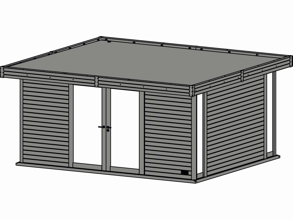 Abri De Jardin Metallique 20M2 destiné Abri De Jardin Métallique