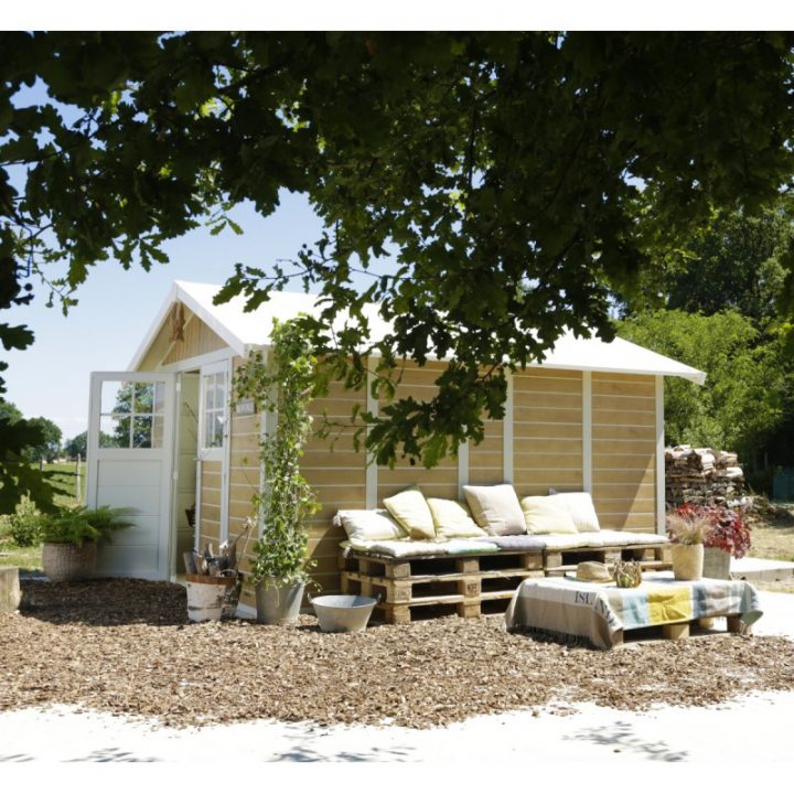 Abri De Jardin Pvc Deco 11,2M² Sherwood Grosfillex + Kit à Abris De Jardin Grosfillex