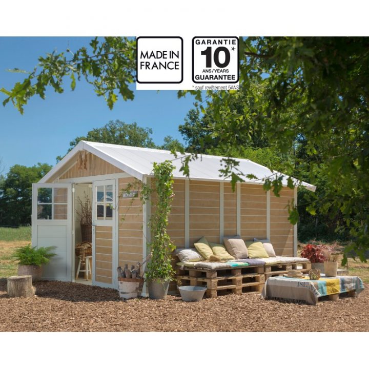 Abri De Jardin Pvc Deco 11,2M² Sherwood Grosfillex + Kit dedans Abris De Jardin Grosfillex