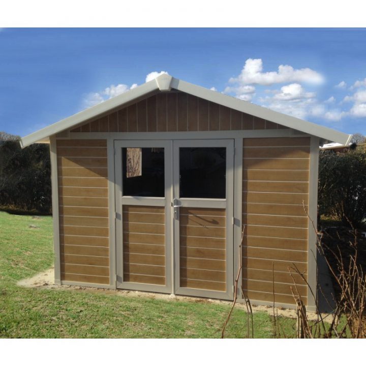 Abri De Jardin Pvc Deco 11,2M² Sherwood Grosfillex + Kit serapportantà Abris De Jardin Grosfillex