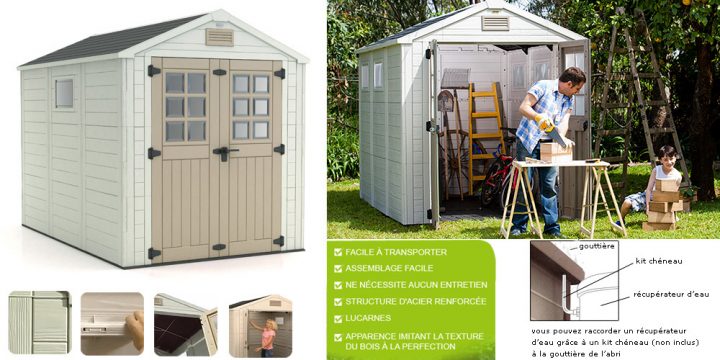 Abri De Jardin Pvc Grand Horizon 5.7M² – Oogarden destiné Abri Jardin Oogarden