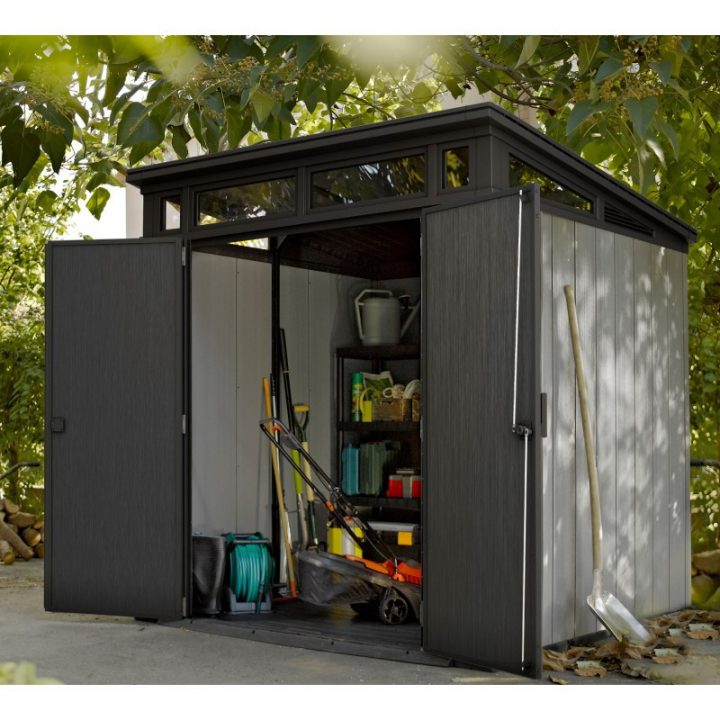 Abri De Jardin Résine Brossée – Keter Artisan 77 – 4,66 M2 concernant Abri De Jardin En Résine Keter