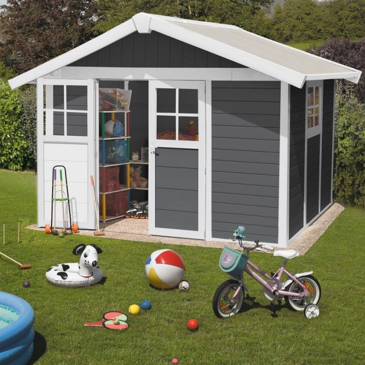 Abri De Jardin Résine Grosfillex 7,53 M² Ep. 26 Mm Deco tout Abris De Jardin Grosfillex