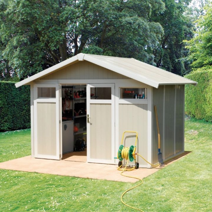 Abri De Jardin Résine Grosfillex 7,53 M² Ep. 26 Mm Utility avec Abris Jardin Resine Abri De Jardin Résine Grosfillex 7,53 M² Ep. 26 Mm Utility avec Abris Jardin Resine
