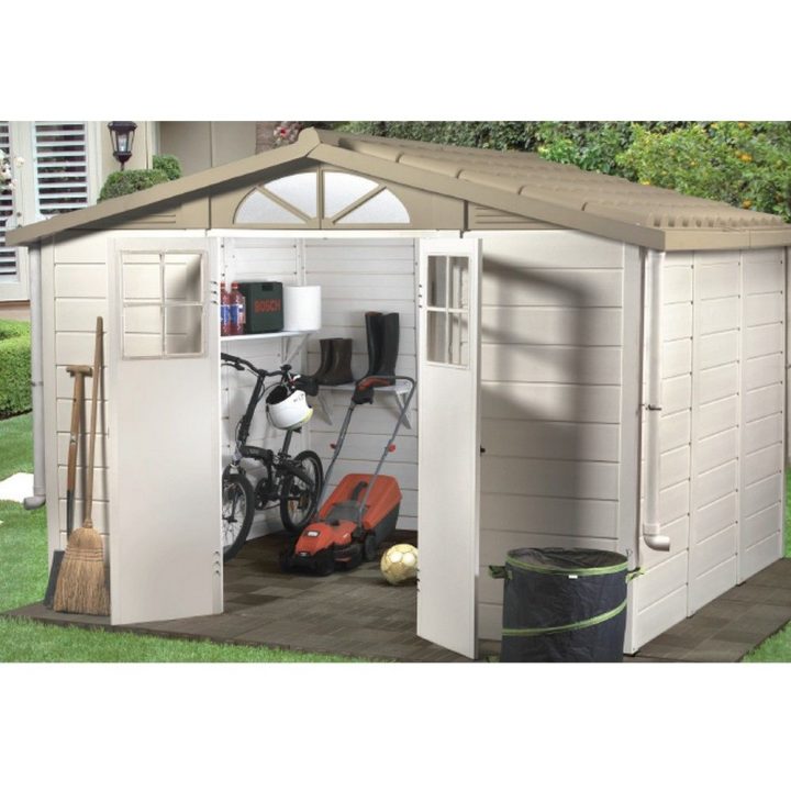 Abri De Jardin Résine Pvc 8,06 M² Ep. 22 Mm Evo 280 5 avec Abris De Jardin Resine Abri De Jardin Résine Pvc 8,06 M² Ep. 22 Mm Evo 280 5 avec Abris De Jardin Resine