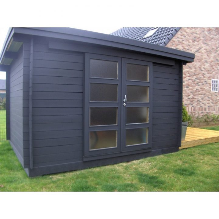 Abri De Jardin Toit Plat 12M2 – Tout Le Matériel Pour Son tout Abri De Jardin 12M2