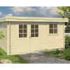 Abri De Jardin Toit Plat Charlieu 34Mm - 10,36 M² Intérieur pour Abris De Jardin Toit Plat