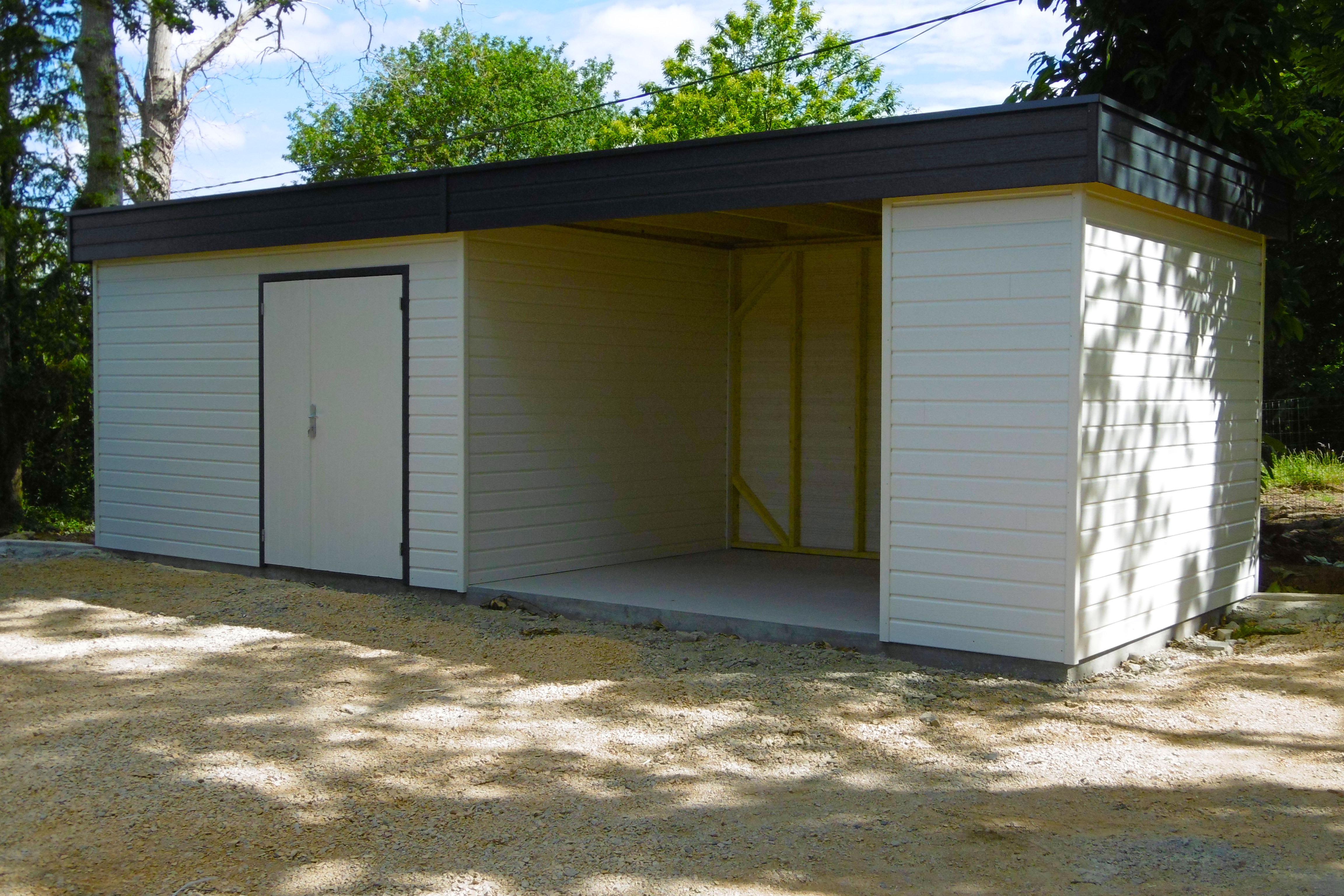 Abri De Jardin Toit Plat Sur Mesure En Bretagne encequiconcerne Abri De Jardin Toit Plat 5M2